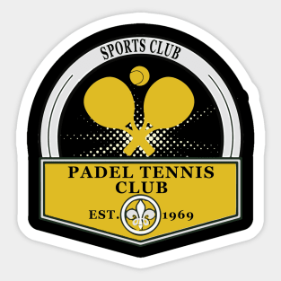 Padel Tennis Club Sticker